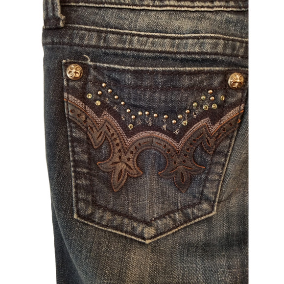 Miss Me Blue Women's Jeans Bootcut Size 28 in Inseam‎ 31 in - Picture 7 of 9